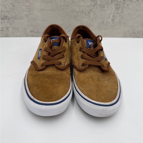 Vans Other - Vans Brown Suede Sneakers Boys Youth Size 3.5 Low Top Skate Shoes